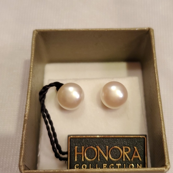 Set of 3 button earrings - Picture 2 of 4